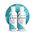 Adore Semi Permanent Hair Color (196 Sky Blue) (2 Pack) | Vegan & Cruelty-Free Blue Hair Dye | No Ammonia, No Peroxide, No Alcohol | 4 Fl Oz Beauty & Personal Care Adore