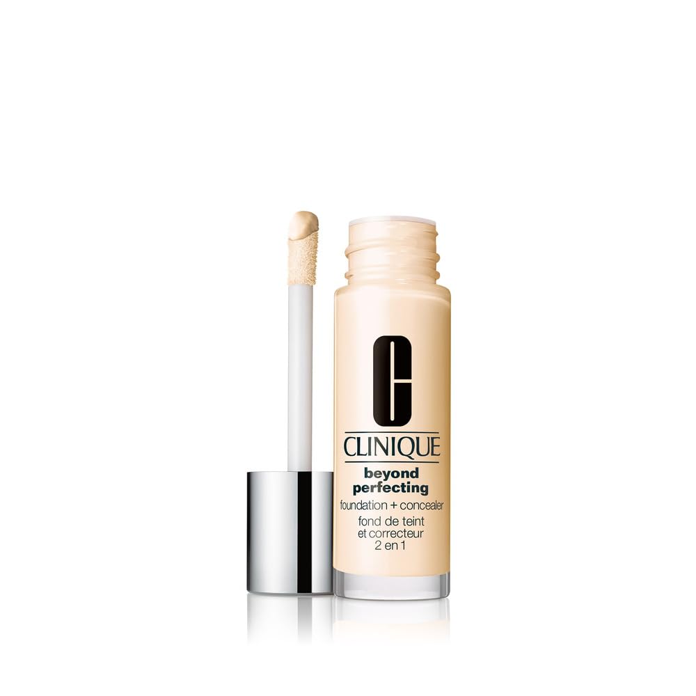 Clinique Beyond Perfecting Lightweight Liquid Foundation + Concealer For Dry Combination to Oily Skin Types | Full Coverage + Natural Matte Finish Beauty & Personal Care Clinique