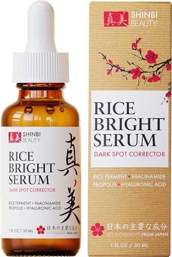 Shinbi Beauty Japanese Skincare Products - Niacinamide Melasma Brightening Serum for Dark Spots, Hyperpigmentation & Uneven Skin Tone 1oz Beauty & Personal Care Shinbi Beauty