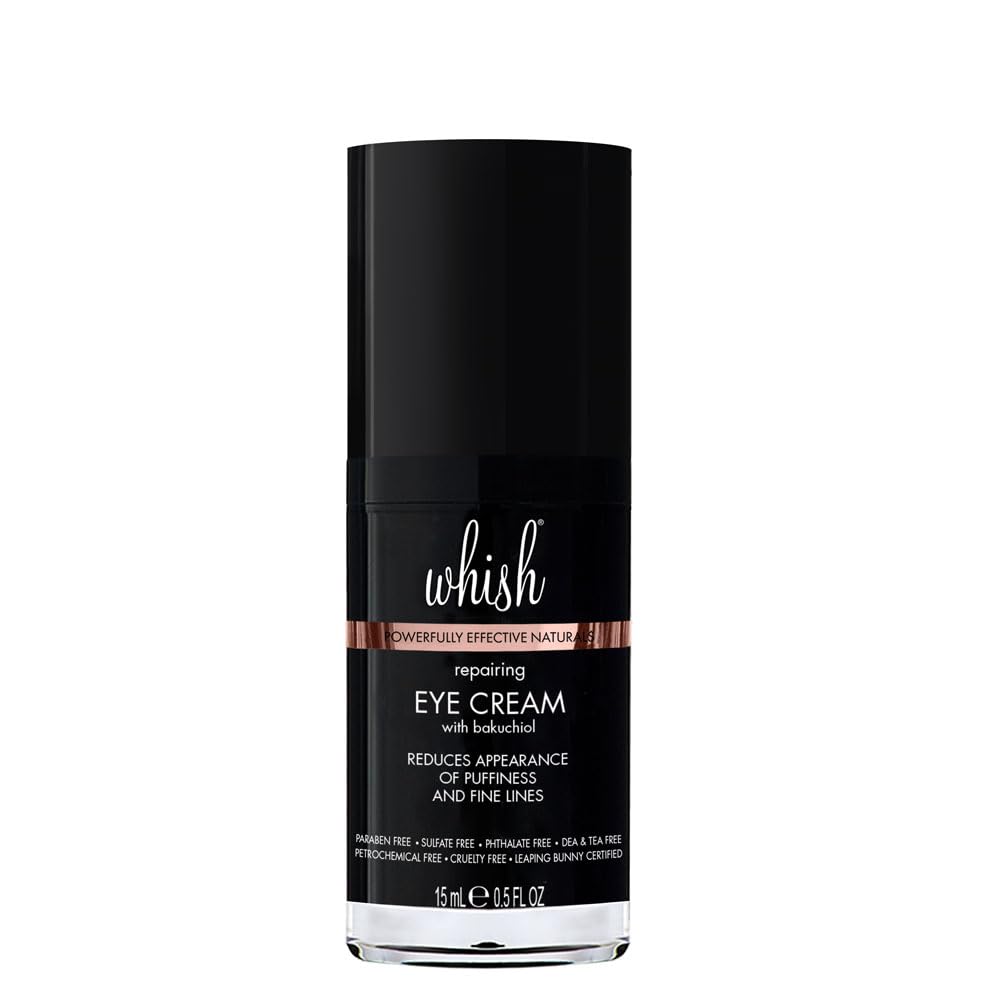 Whish Repairing Eye Cream - Reduces Puffiness & Appearance of Fine Lines, Reduces the Appearance of Bags & Dark Circles, Has Gentle All Natural Beauty & Personal Care Whish