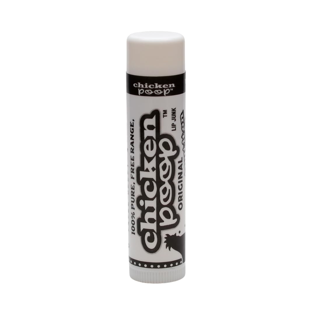 Chicken Poop® 100% Natural Moisturizing Lip Balm, Free Range Chicken Poop, Original Lip Junk, 1-Tube Beauty and Personal Care Simone Chickenbone