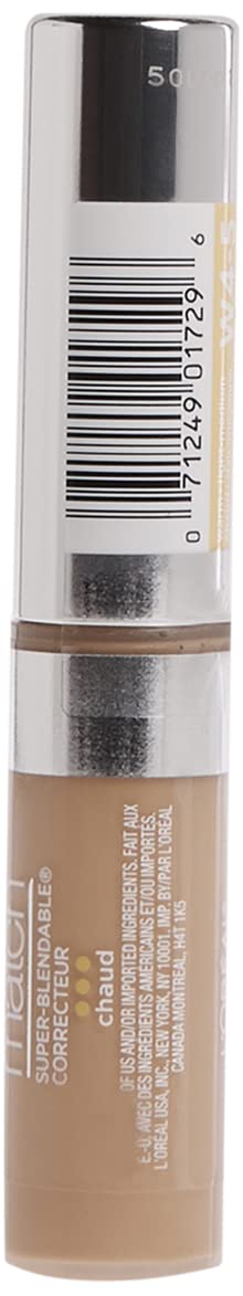L'Oreal Paris True Match Super-Blendable Concealer, Light/Medium Warm, 0.17-Fluid Ounce Beauty & Personal Care L'Oreal Paris