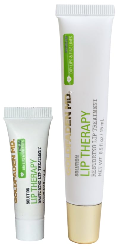 Goldfaden MD Lip Therapy - Restoring Lip Treatment - w/Peptides, Hyaluronic Acid, Fruit Berry Wax, Borage Oil, Rose Hip Oil & Vitamin E - Nourishes Beauty and Personal Care GOLDFADEN MD