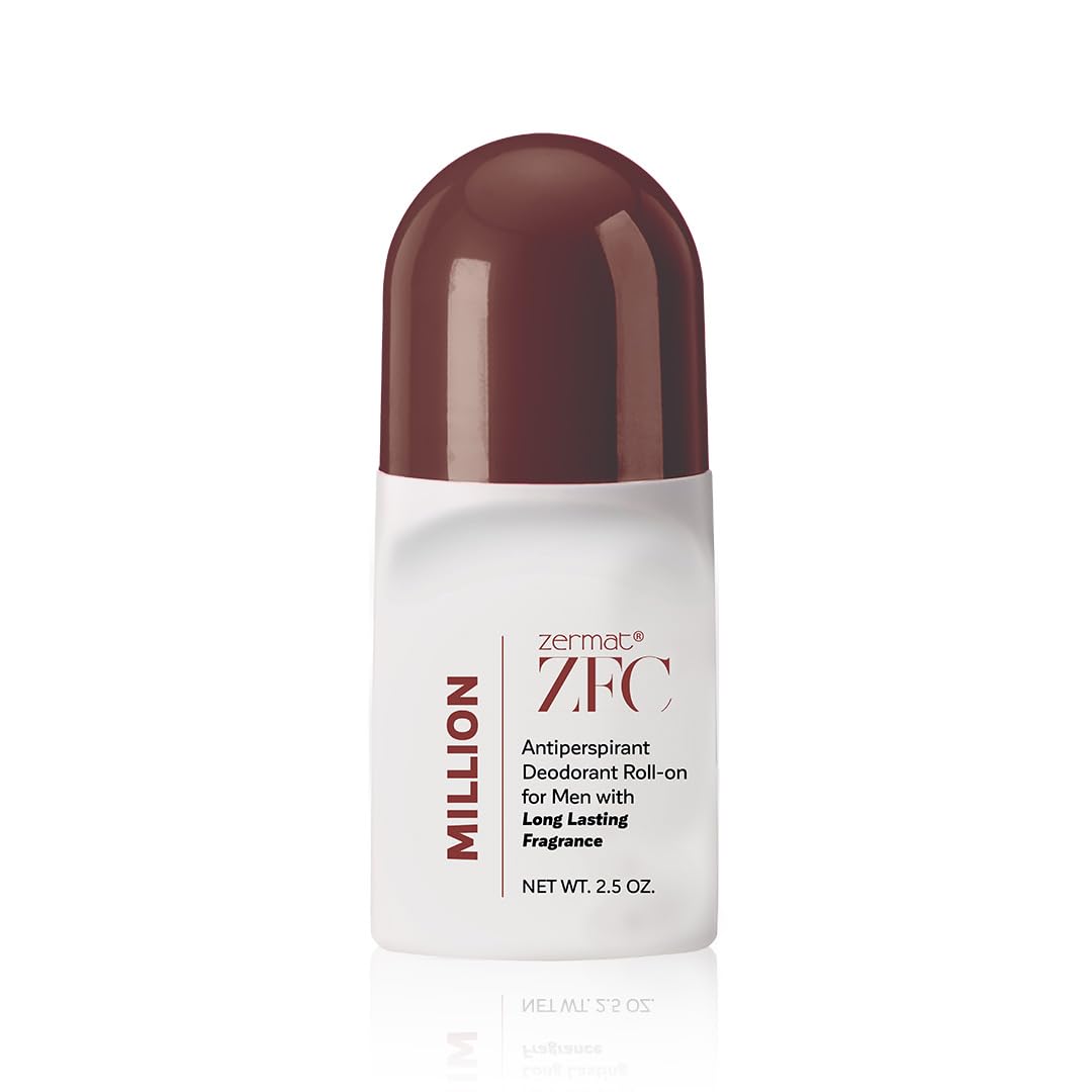 Zermat Senzuel Million, Roll-On Deodorant, 24 h Antiperspirant, 2.5 Oz. Beauty and Personal Care Zermat