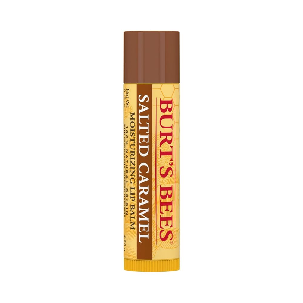 Burts Bees Salted Caramel Moisturizing Lip Balm Lip Balm (Limited Edition) Unisex 0.15 oz Beauty & Personal Care Burt's Bees