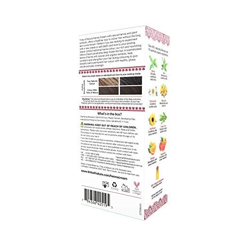 Tints of Nature Chocolate Semi-Permanent Henna Cream Hair Colour, Ammonia-Free and 95% Natural, 2.37 fl oz Beauty & Personal Care Tints of Nature