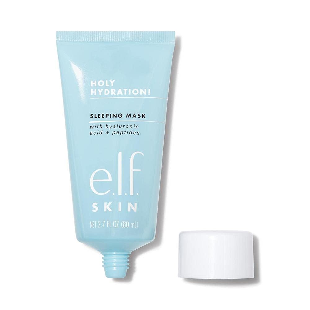 e.l.f. SKIN Holy Hydration! Sleeping Mask, Moisturizing & Plumping Dual-Use Sleep Or Rinse-Off Face Mask, Soothes Skin With A Creamy Formula Beauty & Personal Care e.l.f.