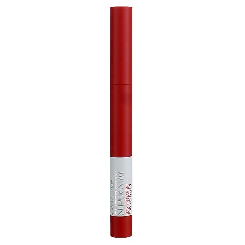 SuperStay Ink Crayon Matte Longwear Lipstick, 45 Hustle In Heels (Pack of 2) Beauty & Personal Care MAYBELLINE