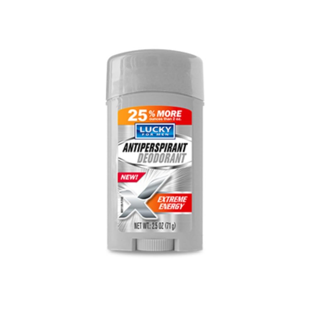 Lucky Super Soft Men's Deodorant Antiperspirant, Extreme Energy, 2.5 Ounce Beauty and Personal Care Lucky Super Soft