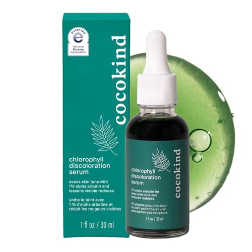 Cocokind Chlorophyll Discoloration Serum, Sensitive Skin Friendly Spot Fading Serum to Target Spots, Uneven Tone, and Redness, 1 fl oz Beauty & Personal Care Cocokind