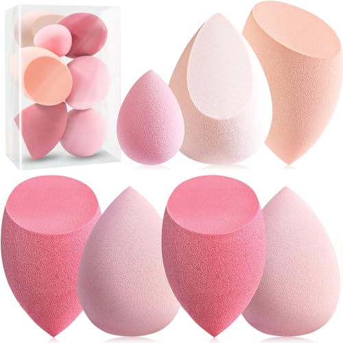 Foonbe Makeup Sponge Set, 7 Pcs Multi Colored Blender Sponges Beauty and Personal Care Foonbe Default Title