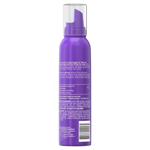 Aussie Mousse Instant Freeze Sculpting 6 Ounce (177ml) (2 Pack) Beauty & Personal Care Aussie