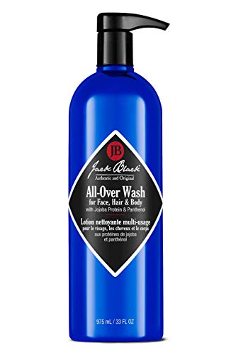 Jack Black All Over Wash Face, Body & Hair Cleanser, 33 Fl Oz - Citrus, Mint & Oakmoss - Mens Face Wash, Body Wash, Shampoo, Skin Care, Hair Care Beauty & Personal Care Jack Black