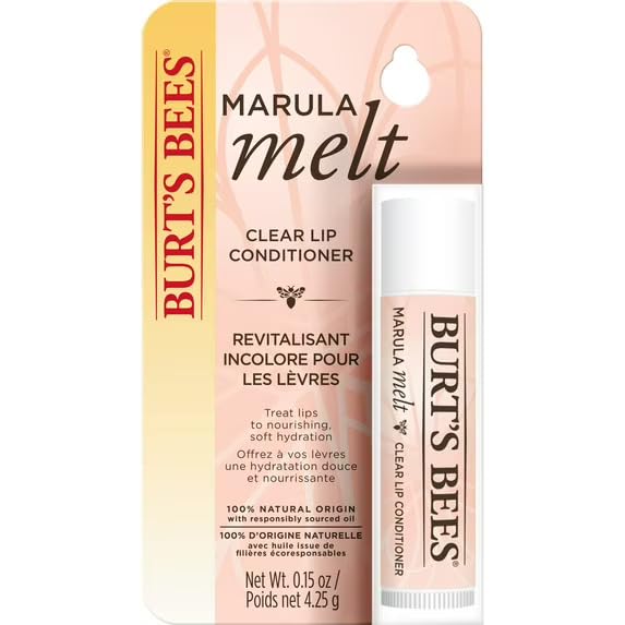 Burts Bees Marula Melt Lip Conditioner, 100% Natural Origin, 0.15 Ounces Beauty and Personal Care Burt's Bees