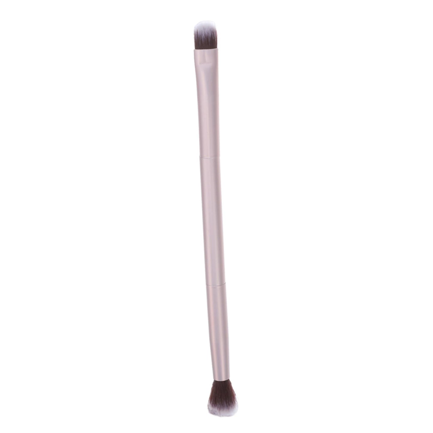 Double Ended Eyebrow Eyeshadow Brush Foundation Makeup Cosmetic Tool (Shallow Matted Gold) Beauty & Personal Care Lurrose