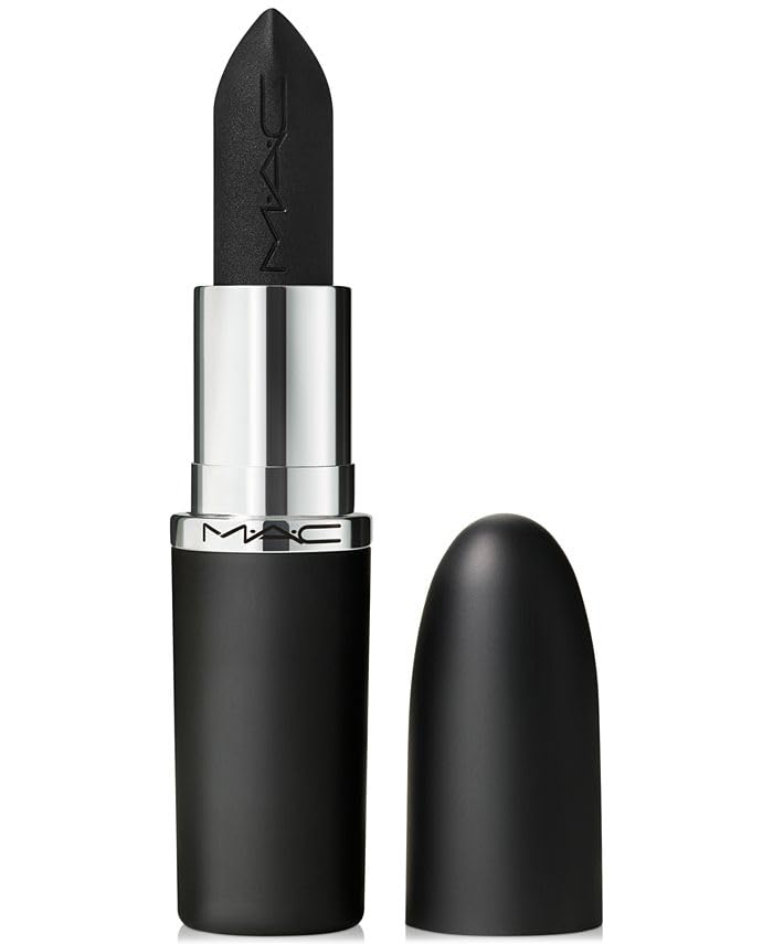 MAC M·A·CXIMAL Silky Matte Lipstick, Caviar, 0.1 Ounces, Black Beauty & Personal Care MAC
