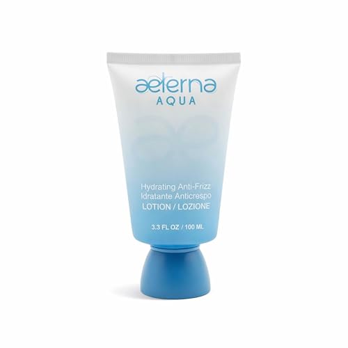 Aeterna Aqua Hydrating Anti-Frizz Hair Lotion | Frizz Ease, Deep Moisture & Color Protection - Vitamin E, Grape Seed & Collagen Infused, for All Hair Beauty & Personal Care Aeterna