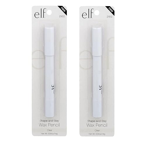 Pack of 2 e.l.f. Shape and Stay Wax Pencil, Clear 21612 Beauty & Personal Care e.l.f.