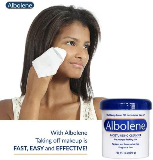Albolene Moisturizing Cleanser Fragrance Free 12 oz (Pack of 3) Beauty & Personal Care Albolene