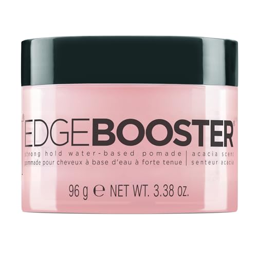 Style Factor EDGE BOOSTER Strong Hold Water-Based Pomade | Formulated with Argan Oil for Moisture & High Shine | Long Lasting Edge Control Gel | Beauty & Personal Care Style Factor