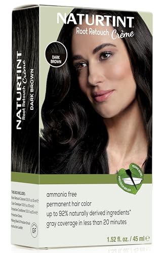 Naturtint Dark Brown Root Retouch Crème Permanent Hair Color - Ammonia Free, Conceal Grays, No Artificial Scent, 1.52 Fl Oz Beauty & Personal Care Naturtint