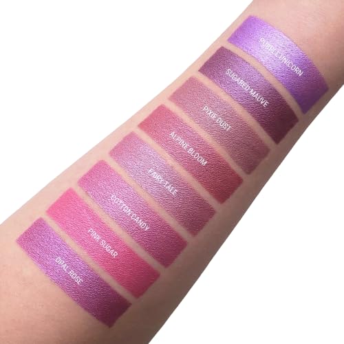 Aromi Berry Fuchsia Metallic Liquid Lipstick | Magenta Pink Lip Color with Shimmery Finish, Vegan, Cruelty-free, Long-Lasting, Smudge Proof (Opal Beauty & Personal Care Aromi