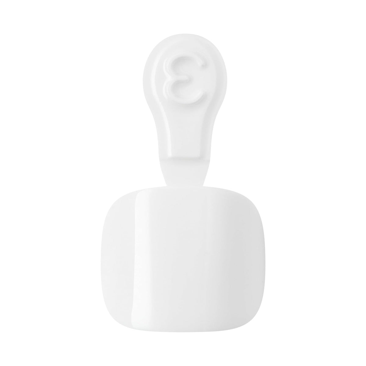 Kiss Core, Press On Nails, Nail glue included, 'Toe-tally Yours', White, Short Size, Squoval Shape, Includes 26 Toenails, 2g Glue, 1 Manicure Stick, 1