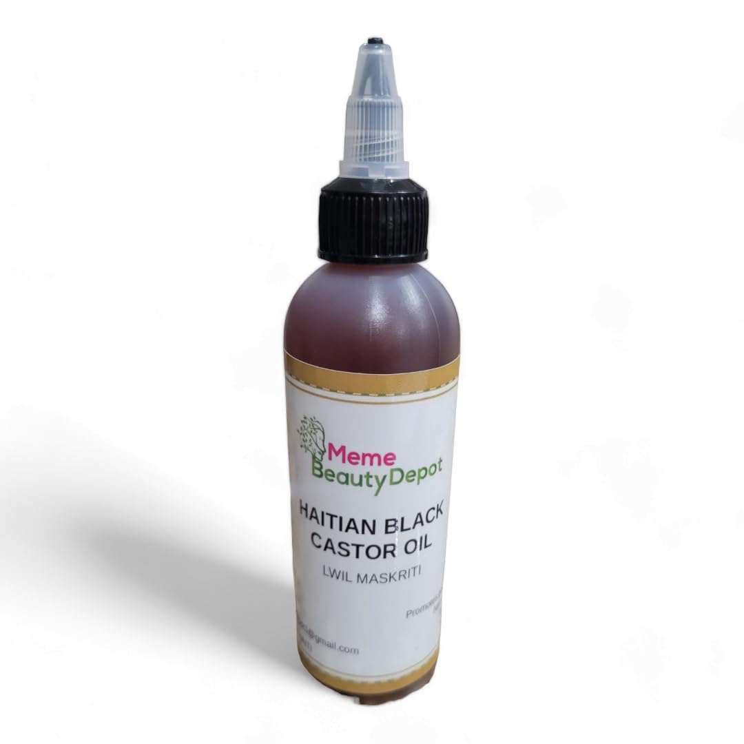 Meme Beauty Depot Haitian Black Castor Oil Beauty & Personal Care Meme Beauty Depot