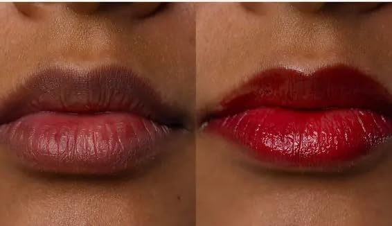 Typology Tinted Lip Oil - Shade 1 Ruby Red & Complimentary Sheet Masque Beauty & Personal Care Typology