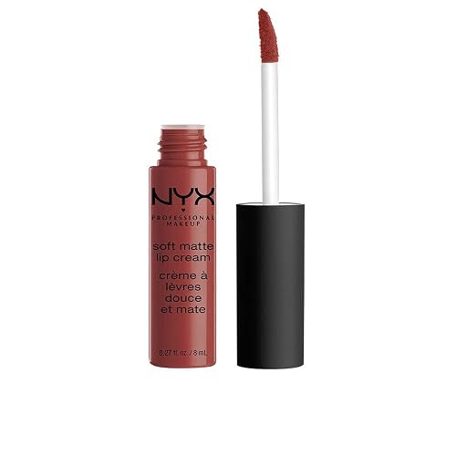 NYX PROFESSIONAL MAKEUP Soft Matte Lip Cream, Lightweight Liquid Lipstick - Rome (Medium Nude) Beauty & Personal Care NYX PROFESSIONAL MAKEUP