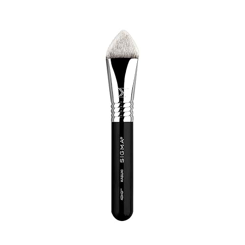 Sigma Beauty 4DHD Kabuki Brush - Pyramid-Shaped Kabuki Makeup Brush for Blending Concealer and Powder on Spots, Scars, Crevices and Under Eye - Offers Beauty & Personal Care Sigma Beauty