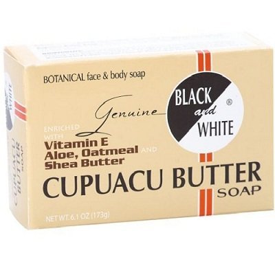 BLACK and WHITE Capuacu Butter Soap Beauty & Personal Care Black & White