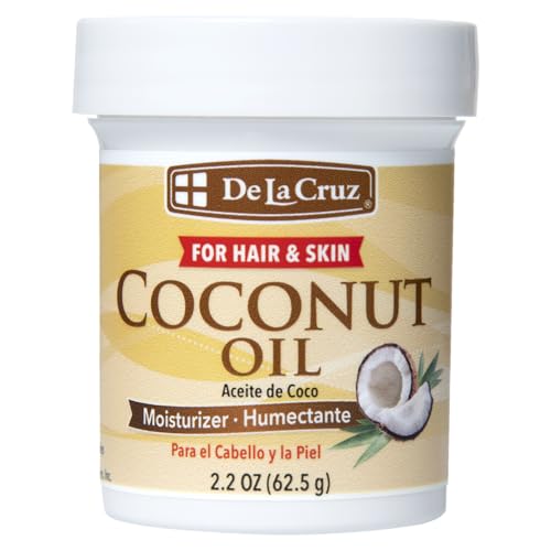 De la Cruz Coconut Oil - Expeller Pressed Coconut Oil for Skin and Hair - Natural Moisturizer for Skin and Hair - 2.2oz Beauty & Personal Care De La Cruz
