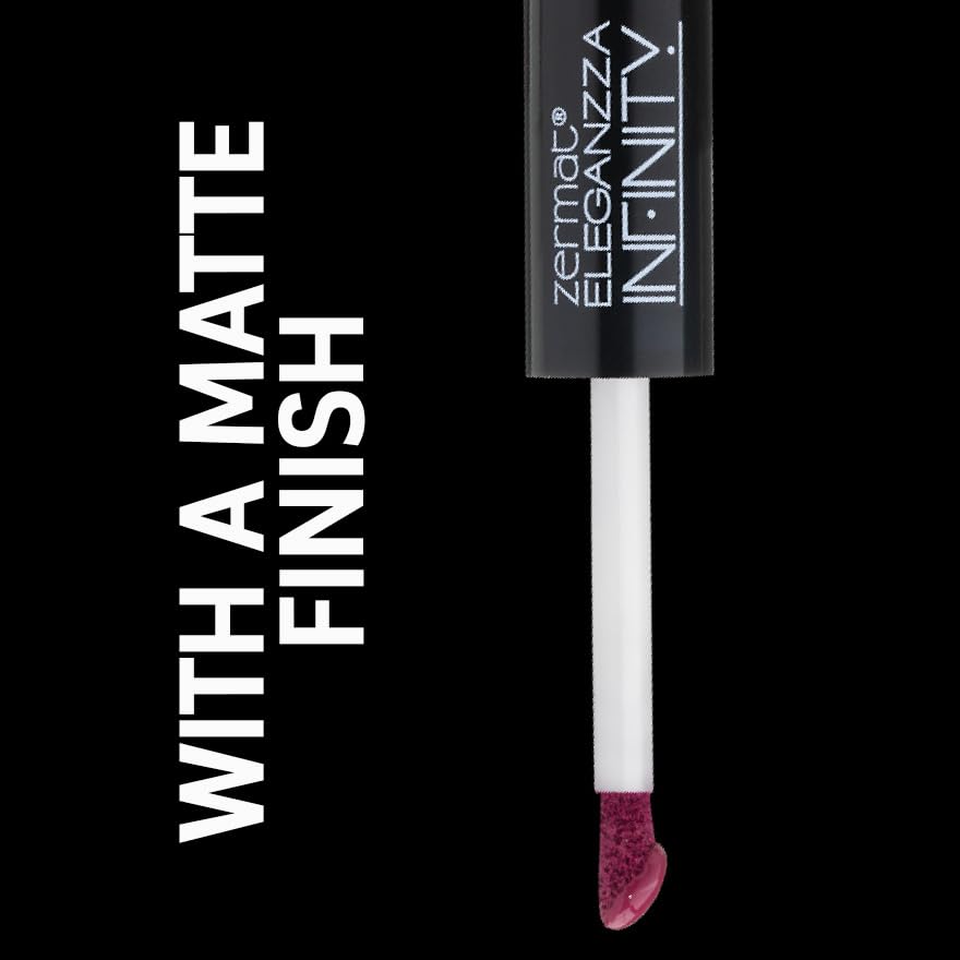 Zermat lipstick, lip satin long lasting, matte lipstick, lip makeup, with moisturizing balm, Violeta Misterioso 0.21 Oz, labial. Beauty & Personal Care Zermat