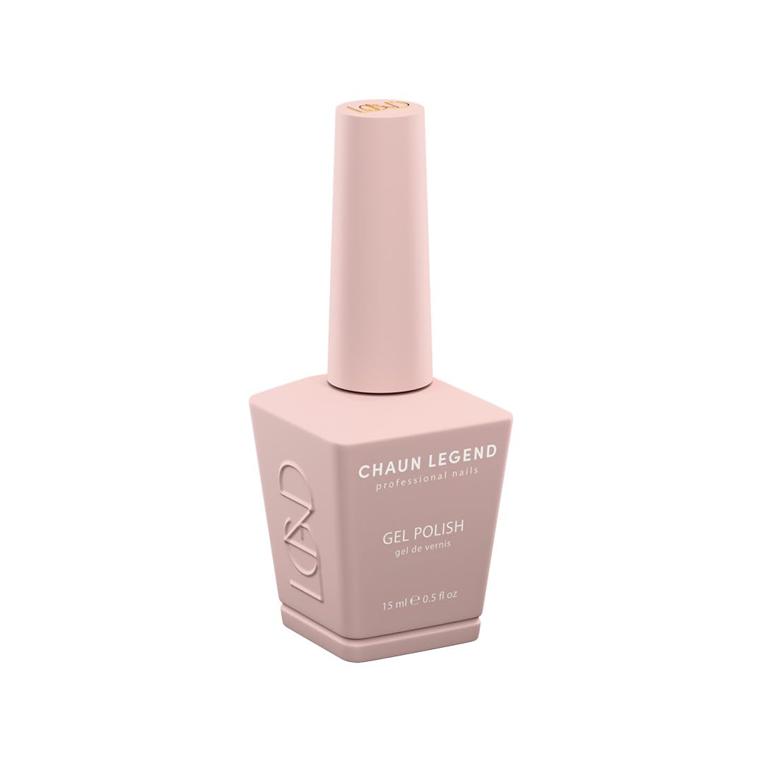 Chaun Legend Gel Nail Polish | Touch Me Tease Me LG5116 (beige nude with peach tint) | Soak Off UV LED Cure Gel Polish High Gloss 15ml