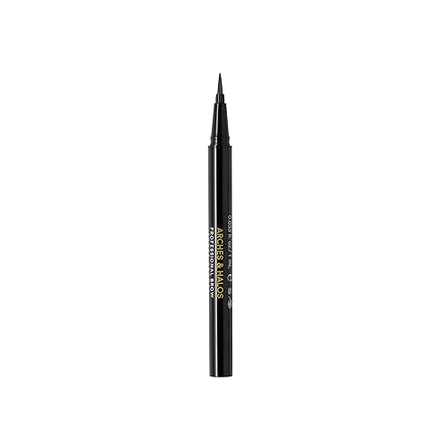 Arches and Halos Fine Bristle Tip Pen - Eyebrow Pencils for Women - Vegan Brow Pencil - Smudge-Proof, Buildable Formula - Charcoal - 0.02 oz Beauty & Personal Care Arches & Halos