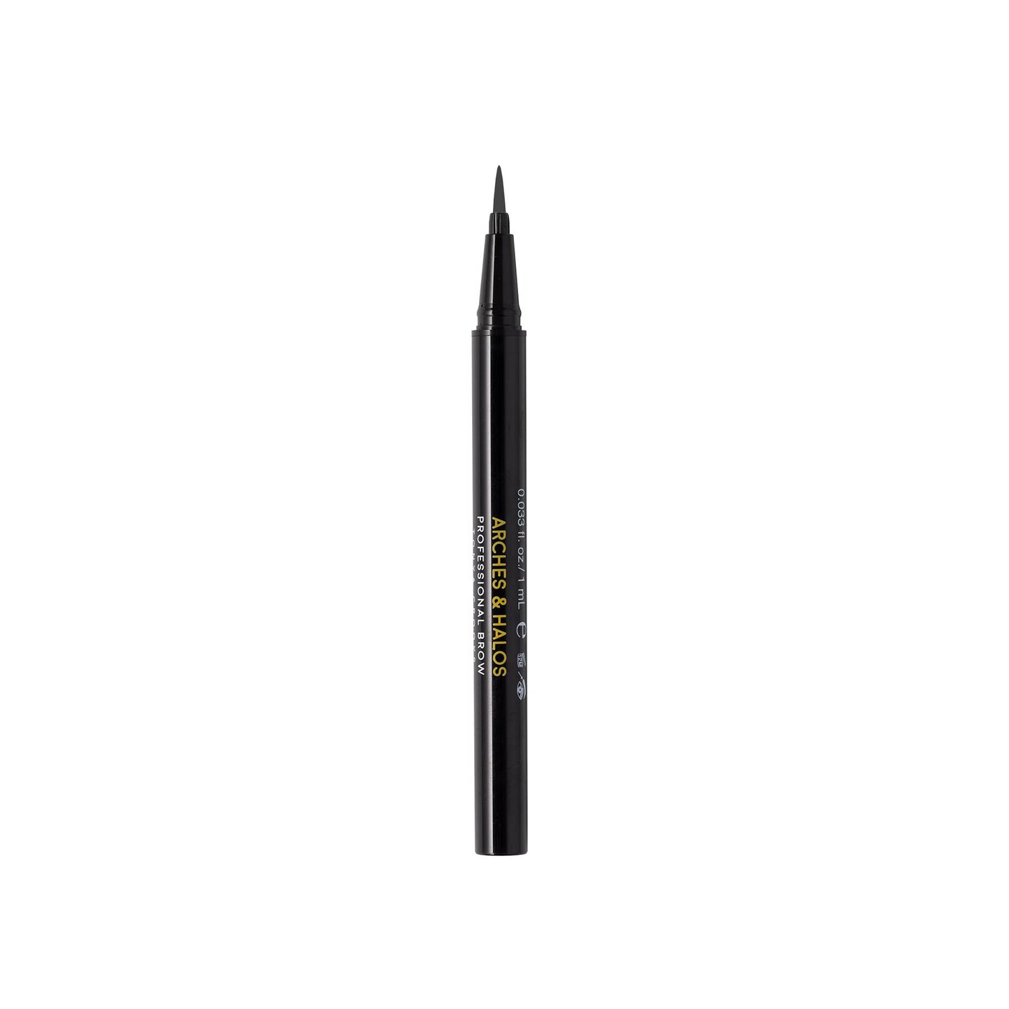 Arches and Halos Fine Bristle Tip Pen - Eyebrow Pencils for Women - Vegan Brow Pencil - Smudge-Proof, Buildable Formula - Charcoal - 0.02 oz Beauty & Personal Care Arches & Halos