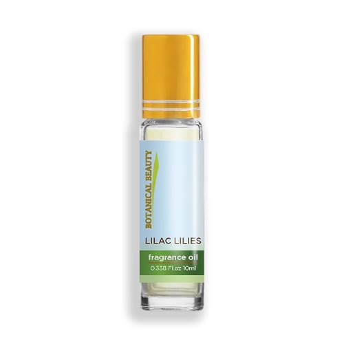 Botanical Beauty LILAC LILIES FRAGRANCE OIL ROLL-ON 0.338 FL OZ (10 ML) Rollerball Perfume, Alcohol-Free, Long Lasting Beauty & Personal Care Botanical Beauty