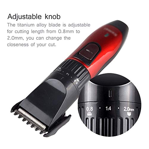 ZUIAI Trimmer Rechargeable Hair Clipper Adjustable Cutter Carbon Steel Professional Cutting Machine Beauty and Personal Care ZUIAI