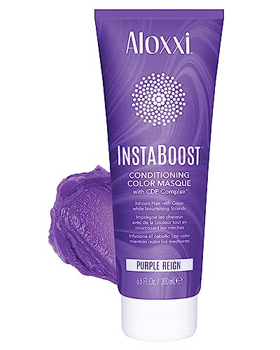 ALOXXI InstaBoost Conditioning Color Mask in Purple Reign, Deposits Purple Color and Deeply Conditions Hair, 6.8 Fl Oz Beauty & Personal Care ALOXXI