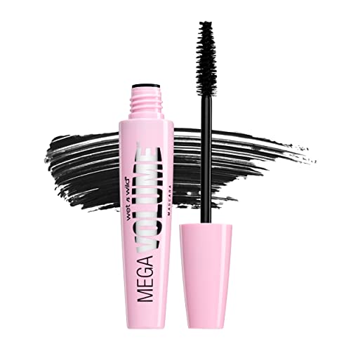 wet n wild Mascara Mega Volume - Volumizing, Waterproof, Smudge-Resistant, Cruelty-Free, Gluten-Free, Sulfate-Free & Vegan - Very Black Beauty & Personal Care wet n wild