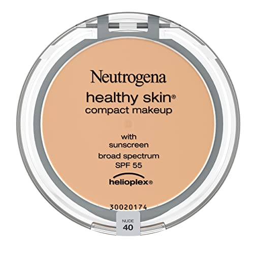 Neutrogena Healthy Skin Compact Lightweight Cream Foundation Makeup with Vitamin E Antioxidants, Non-Greasy Foundation with Broad Spectrum SPF 55 Beauty & Personal Care Neutrogena