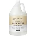 Ginger Lily Farms Club & Fitness Nourishing Body Wash, 100% Vegan & Cruelty-Free, Bath & Shower Gel for Men and Women, Fragrance Free, 1 Gallon (128 Beauty & Personal Care Ginger Lily Farms