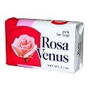 Jabon Rosa Venus Clasico 150 g / 5.29 oz Soap Bar Classic Bathing Natural Mexican smooth soothing gentle scent foaming shower and bath hand choose Beauty & Personal Care ROSA