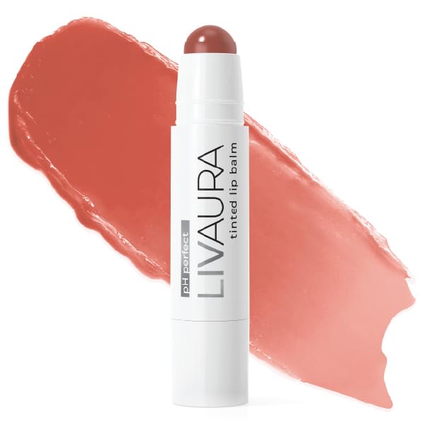 LIVAURA Tinted Lip Balm pH Activated Colored LipBalm, Hydrate, Glossy, Lightweight, Moisturize & Tint with Shea Butter, tinted lip balm for women Beauty and Personal Care LIVAURA