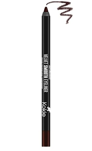 Kokie Cosmetics Waterproof Velvet Smooth Eyeliner Pencil, Chocolate, 0.042 Ounce Beauty & Personal Care Kokie