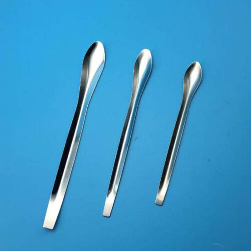 HEALLILY Stainless Steel Makeup Spatula for Face Creams and Lotions - Mini Ergonomic Cosmetic Applicator Tool for Skincare Portable and Easy to Use Beauty & Personal Care HEALLILY