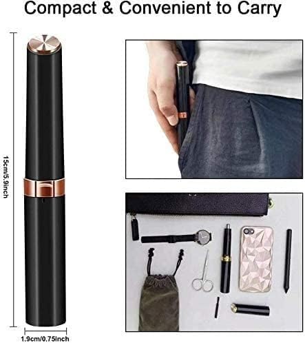 HCUCTOS Hair Trimmer for Nose Ear Hair Trimming, Waterproof Stainless Steel Head, Mute Motor, Precision Groomer, The Safety has a Beautiful, Low Noise Beauty and Personal Care HCUCTOS