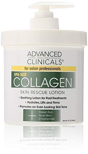 Advanced Clinicals Collagen Skin Rescue Lotion - Hydrate, Moisturize, Lift, Firm. Great for Dry Skin, 16 Ounce Beauty & Personal Care Advanced Clinicals