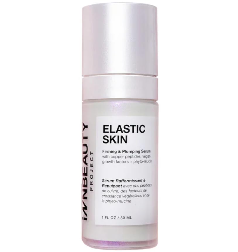 INNBEAUTY Elastic Skin Firming & Plumping Refillable Serum 1 Fl. Oz, White Beauty & Personal Care Innbeauty Project